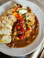 Steinbutt Filet An Prosecco Sauce Mit Kartoffelgratin